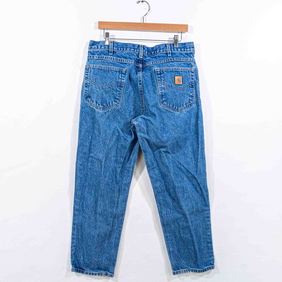 Carhartt Logo Workwear Jeans 36 x 28 Y2K Streetwear Grunge Skate - Picture 1 of 9